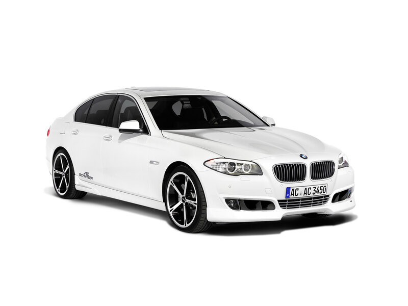 white bmw sedan