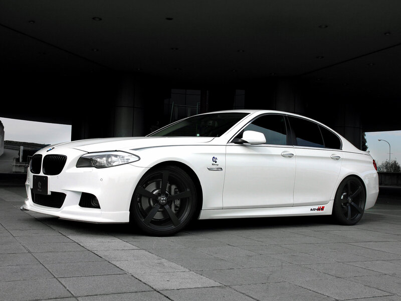 White BMW Sedan — Dramatic, Photograph, Car