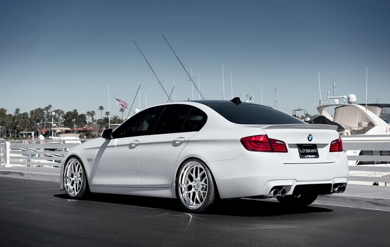 White Bmw Sedan — Serene, Afternoon, Photograph, Marina
