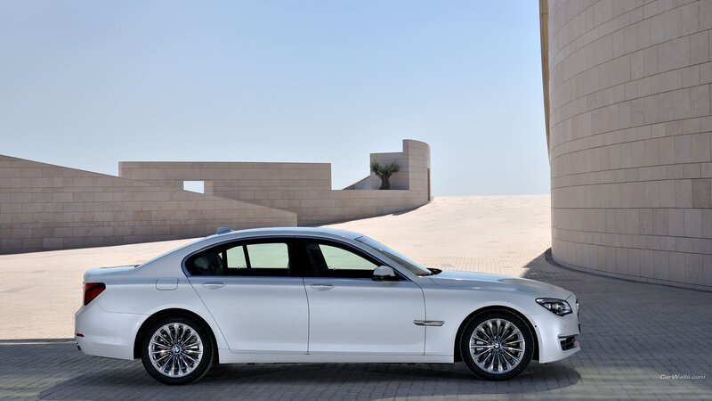 White Bmw Sedan — Serene, Afternoon
