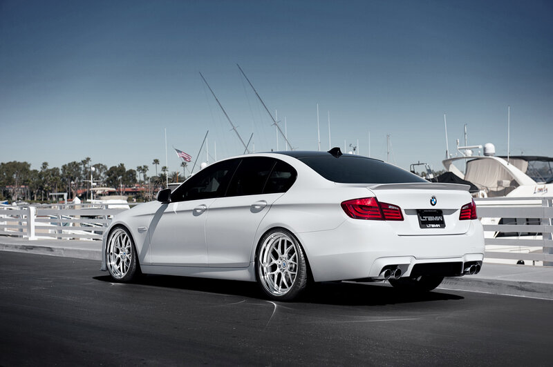 White BMW Sedan — Serene