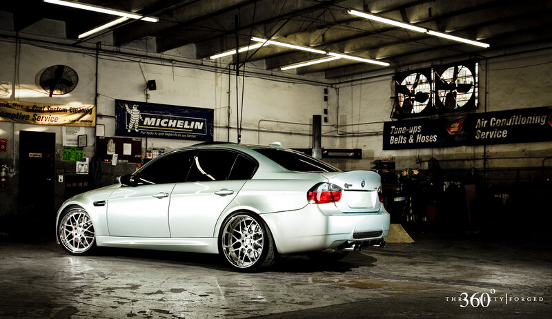 White Bmw Sedan — Silver
