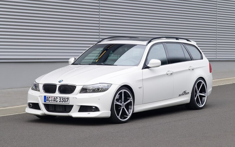 White Bmw Station Wagon — Neutral, Photograph, Car, Roof Rack