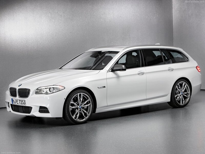 White BMW Station Wagon — Neutral