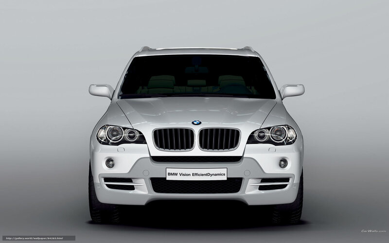 White BMW SUV — Silver