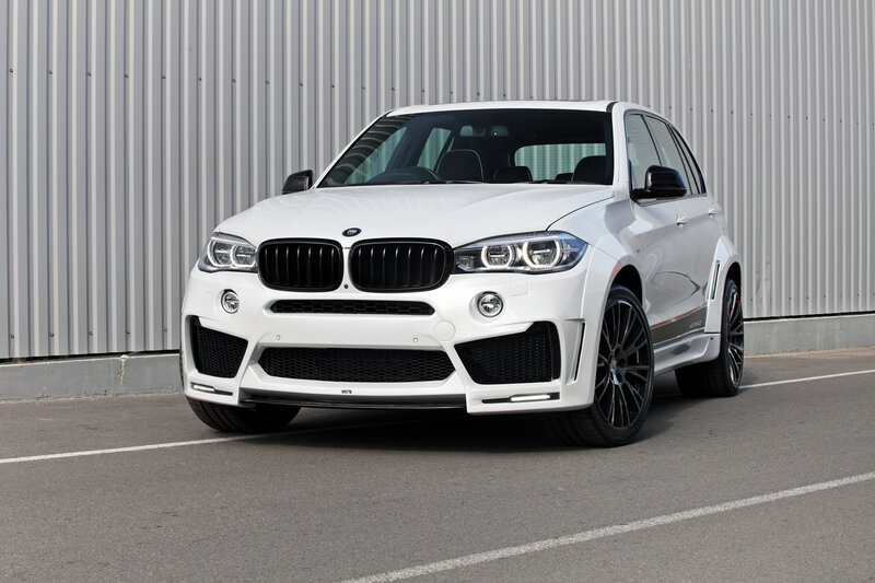 white bmw suv