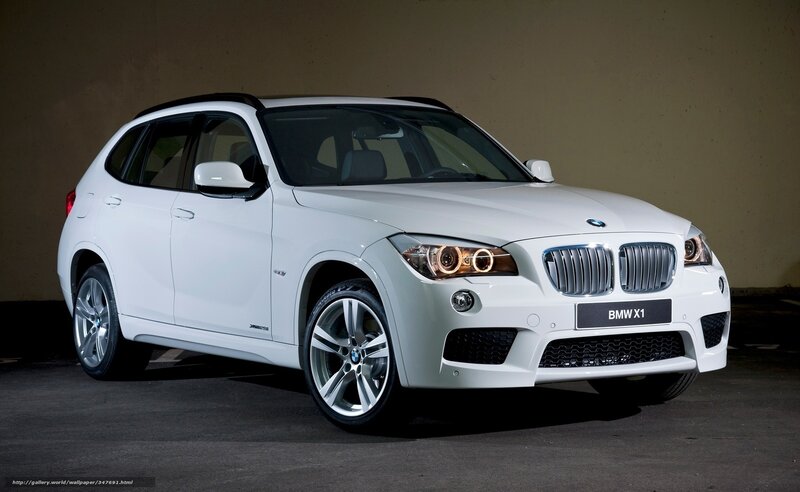 White BMW X1 SUV