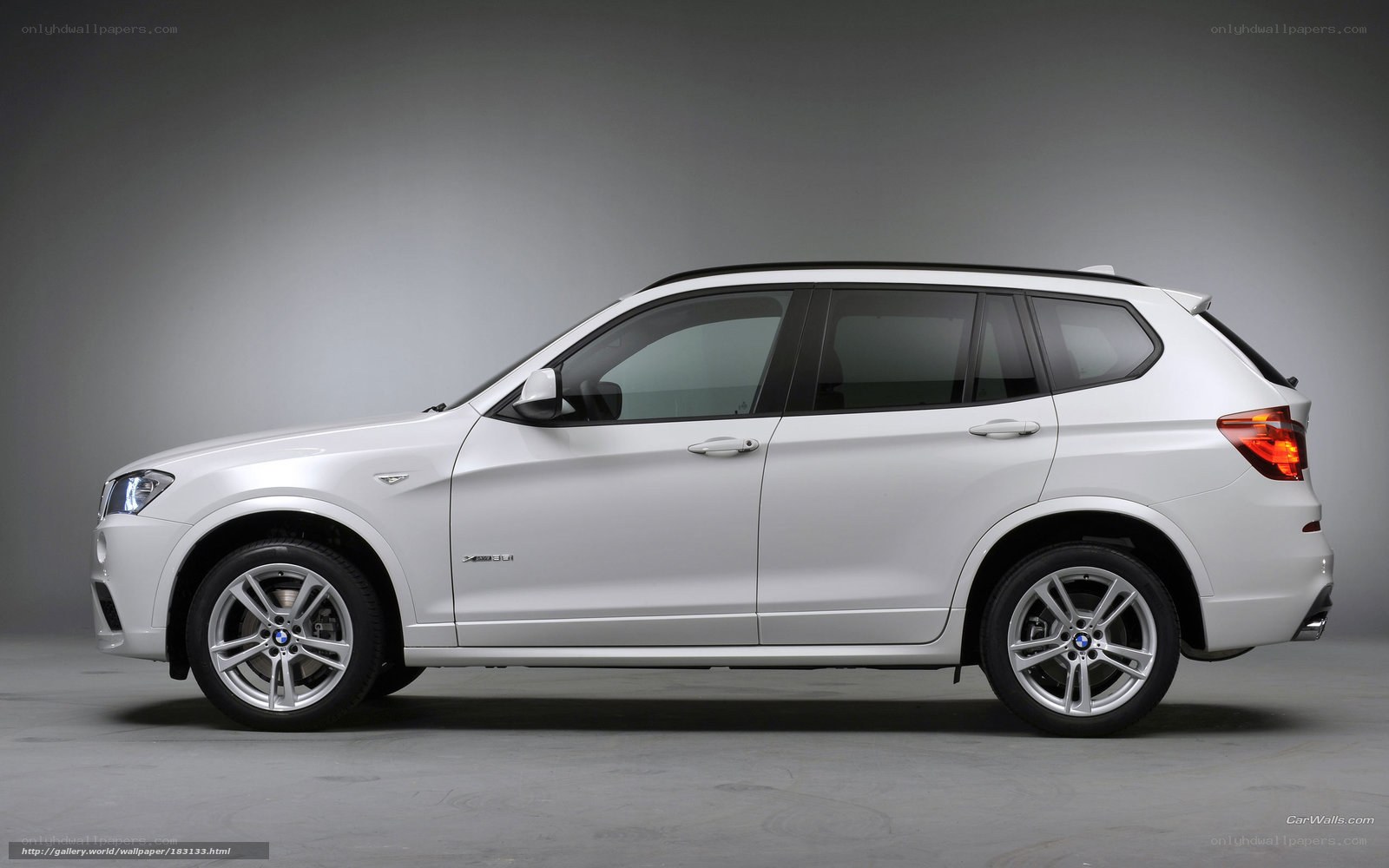 white bmw x3 suv