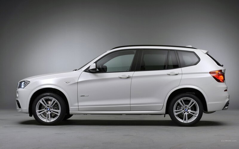white bmw x3 suv