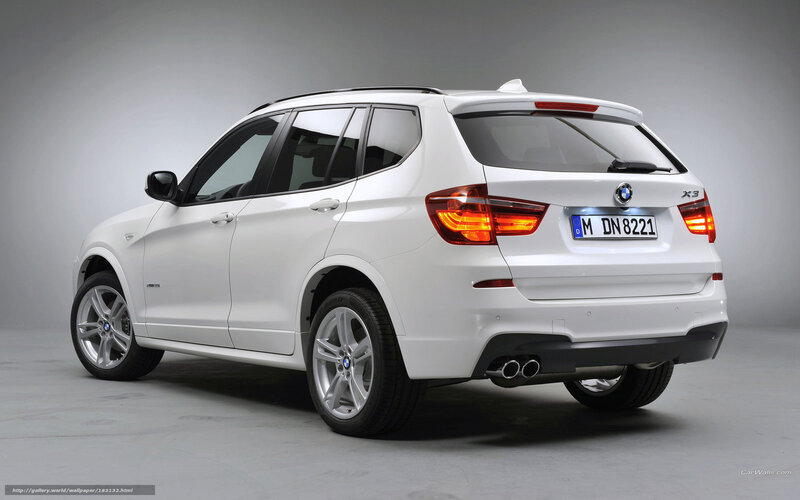 White Bmw X3 Suv — Neutral, Photograph