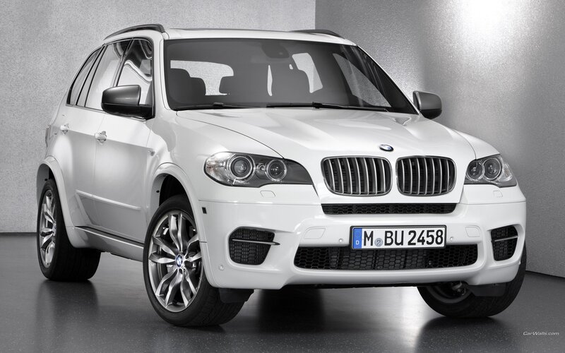 white bmw x5 suv