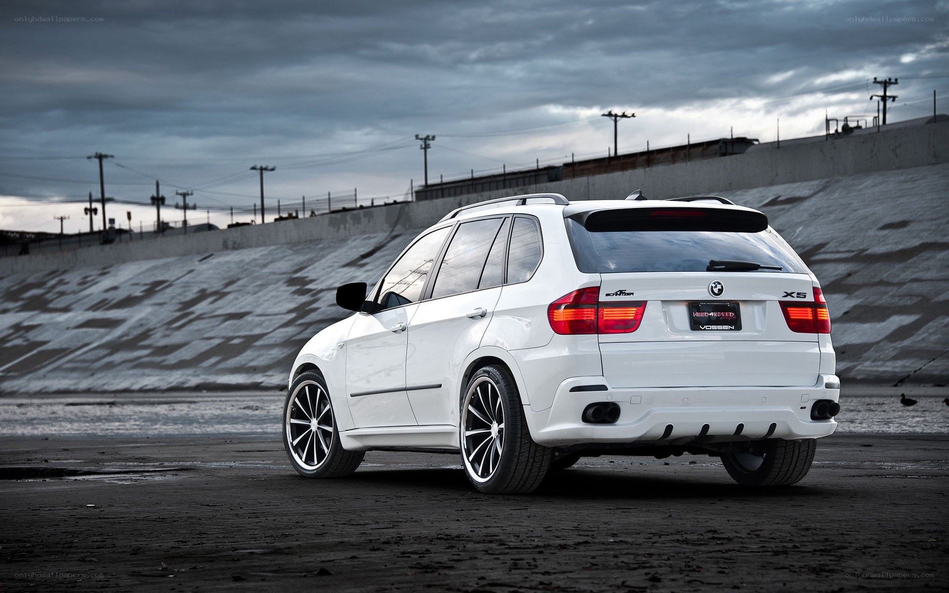 white bmw x5 suv