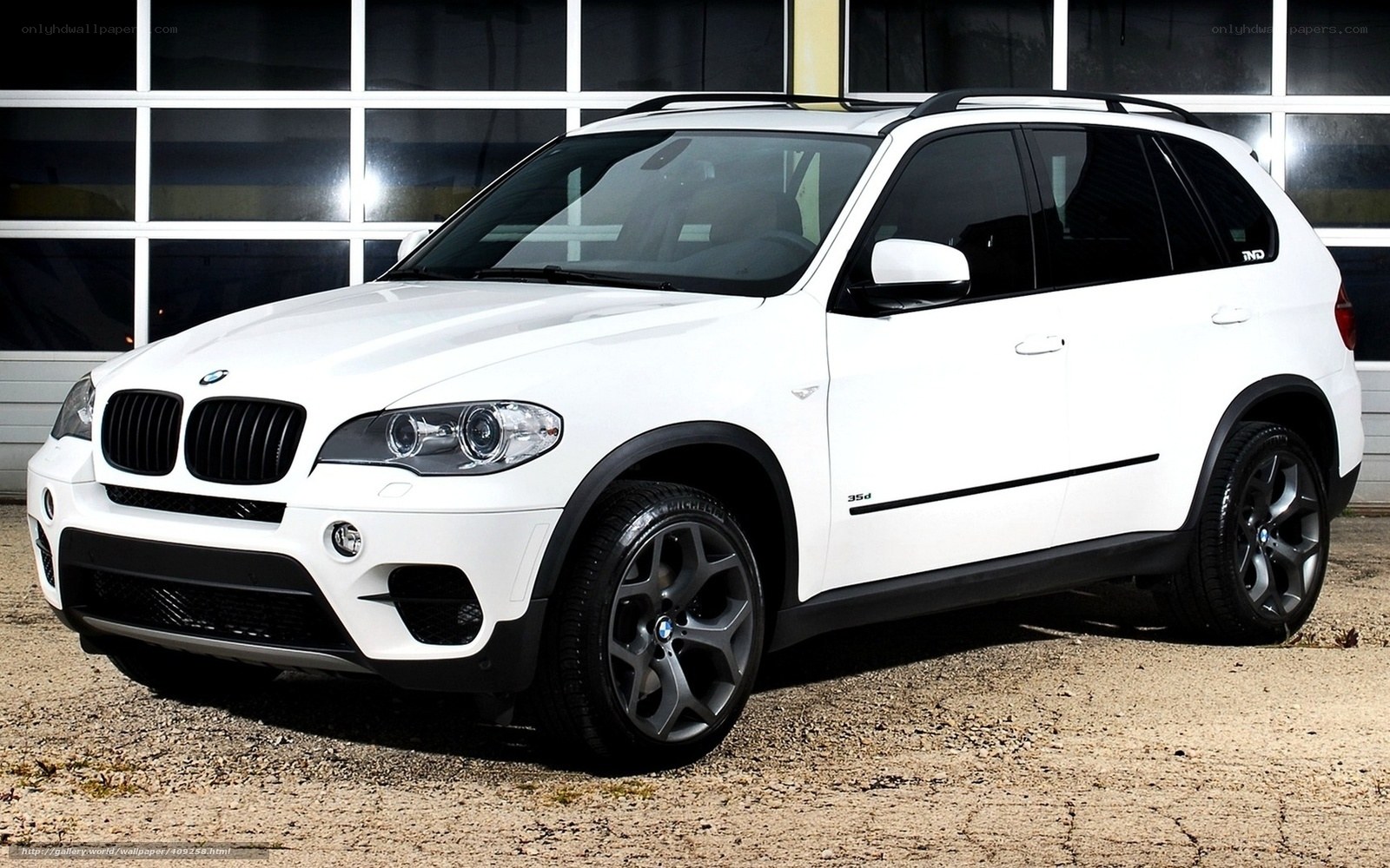 white bmw x5 suv