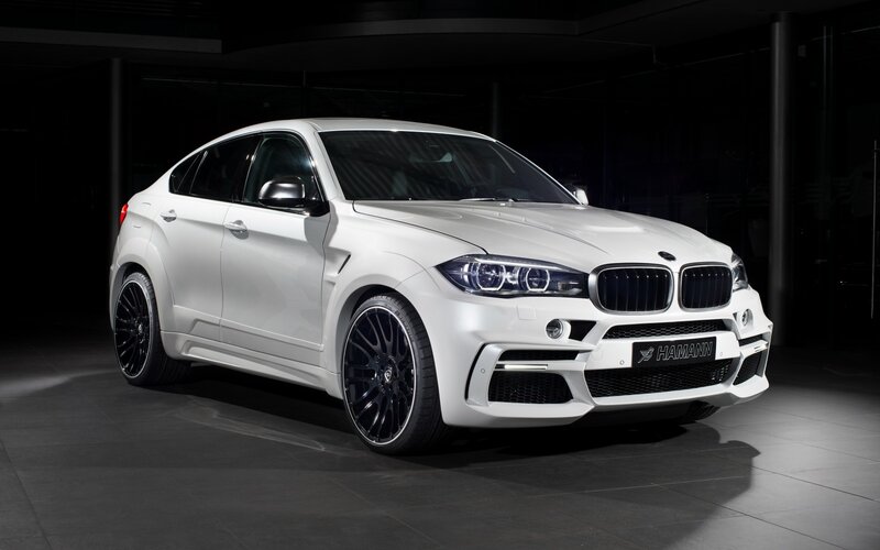 White BMW X6 by Hamann