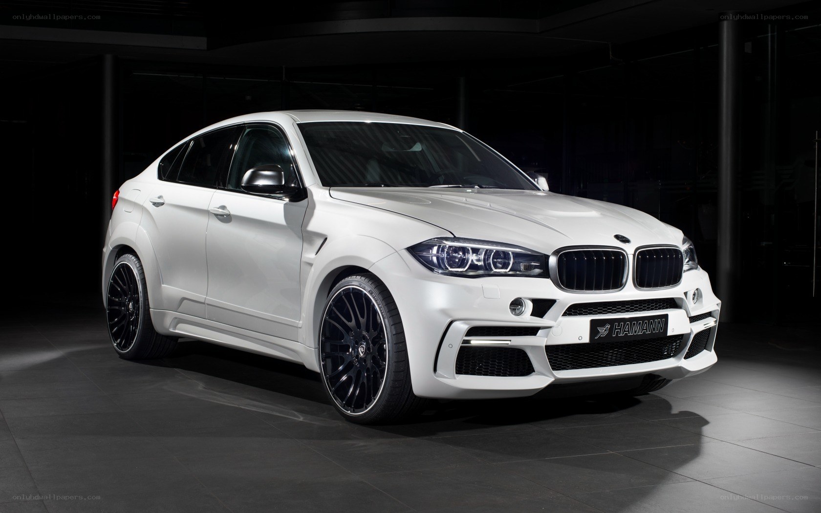 White BMW X6 by Hamann