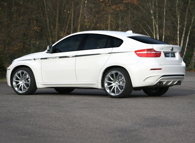 white bmw x6 by hartge