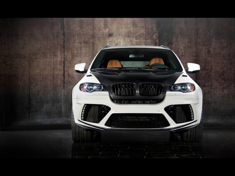 White BMW X6 — Dramatic, Photograph, Car, Carbon Fiber, Interior