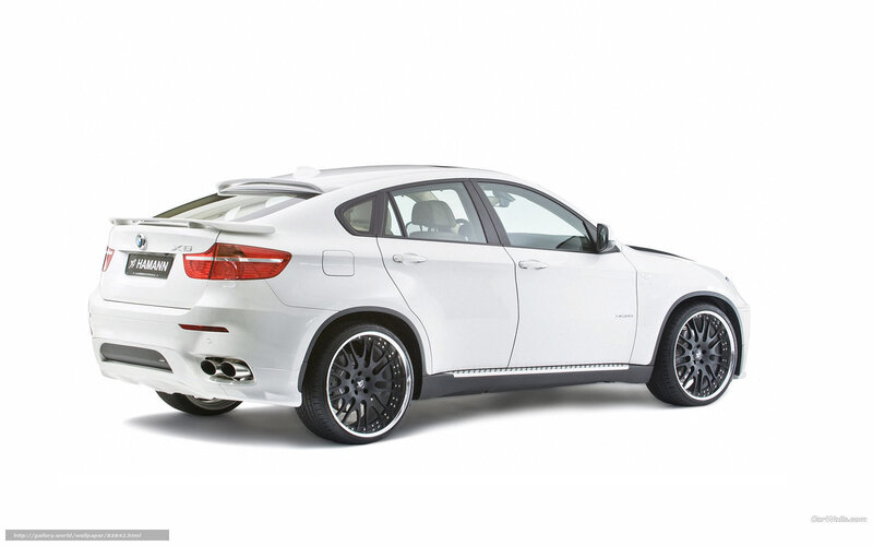 white bmw x6 hamann