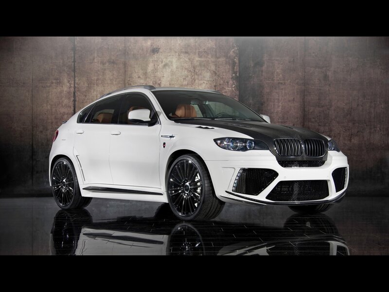 white bmw x6 m performance
