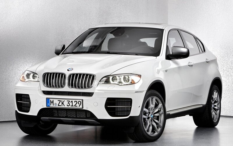 white bmw x6 suv