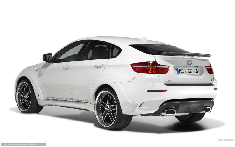 White BMW X6