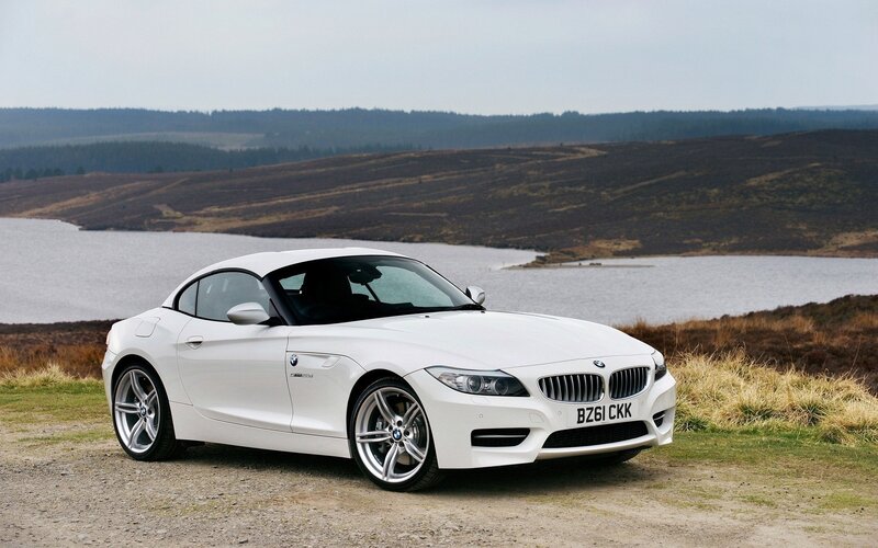 White BMW Z4 Car — Serene, Photograph