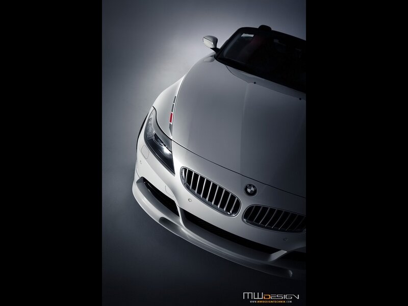 White BMW Z4 Convertible