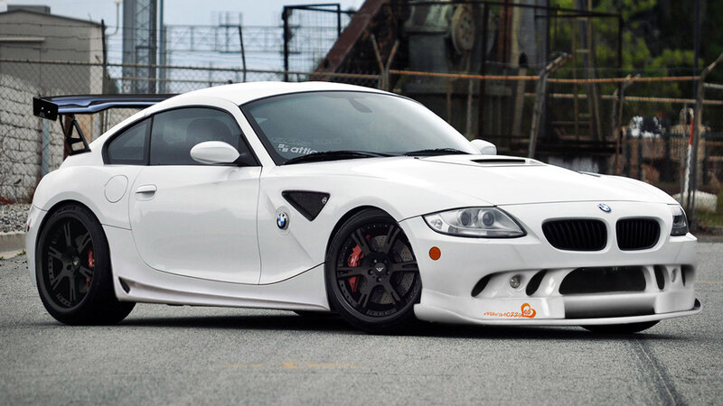 White BMW Z4 M Coupe