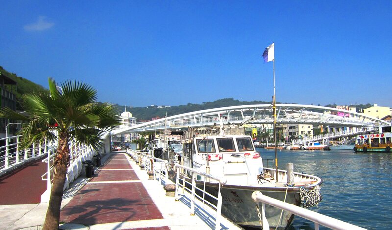 White Boat at Dock