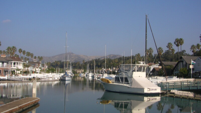 White Boat in Marina