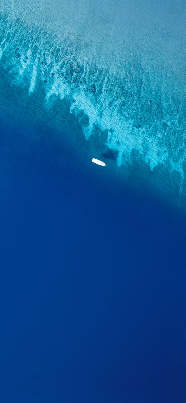 White Boat in Ocean