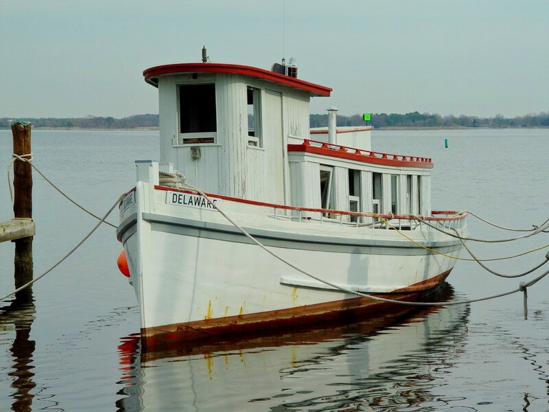 White Boat Named DELAWARE