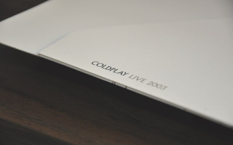 White Booklet on Wood