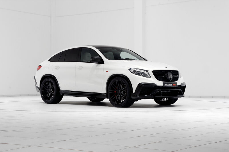 White Brabus GLE 63 S Coupe