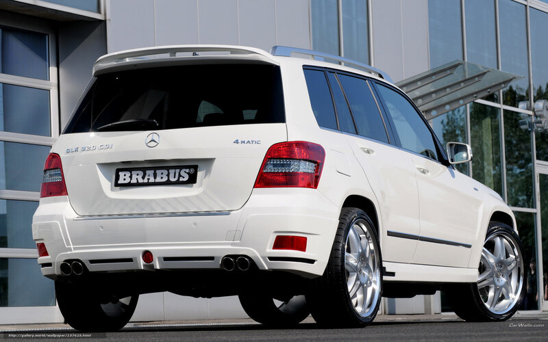 White Brabus GLK 320
