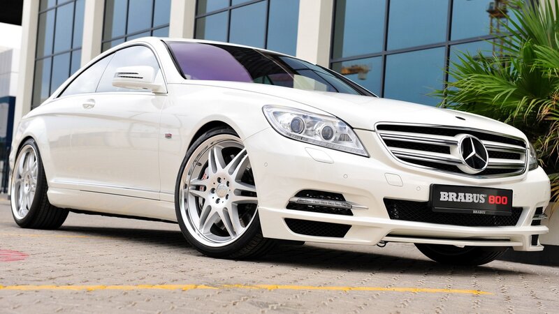 White Brabus Mercedes-Benz CL600