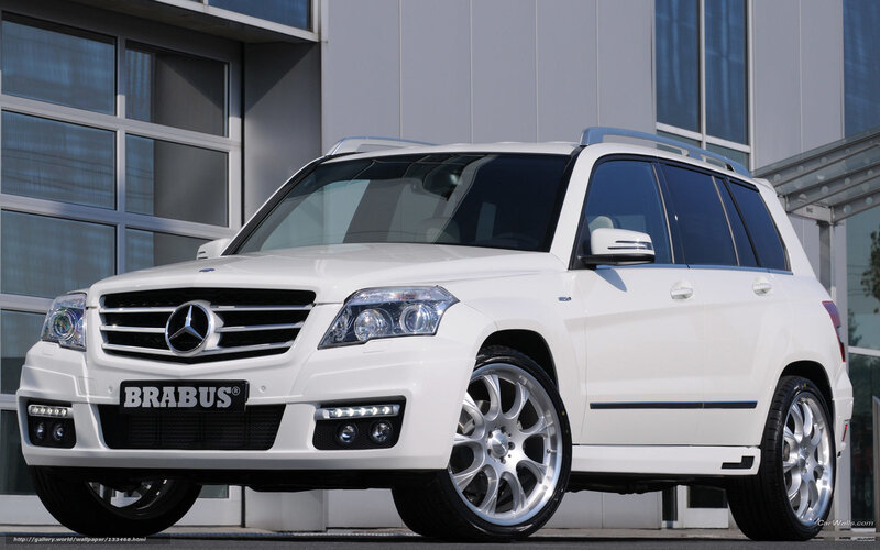White Brabus Mercedes-Benz GLK