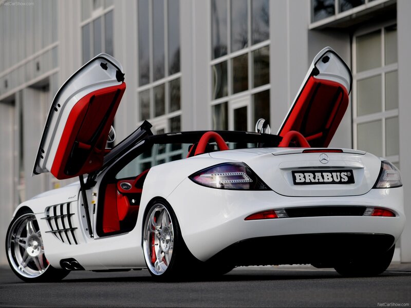 White Brabus Mercedes-Benz SLR