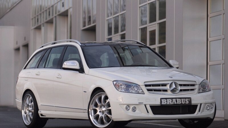 White Brabus Mercedes — Neutral