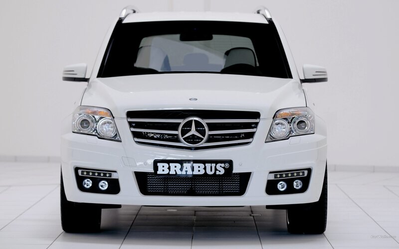 white brabus mercedes suv