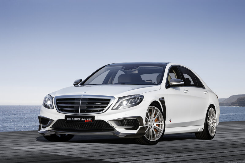 White Brabus Rocket 900 sedan