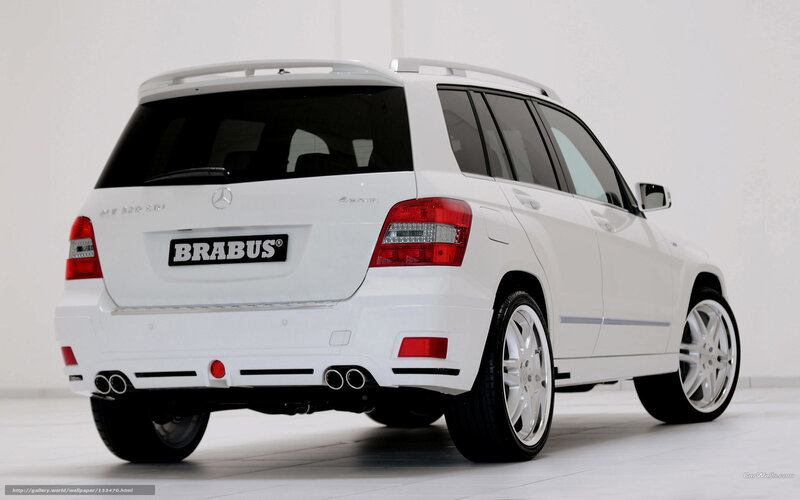 white brabus suv