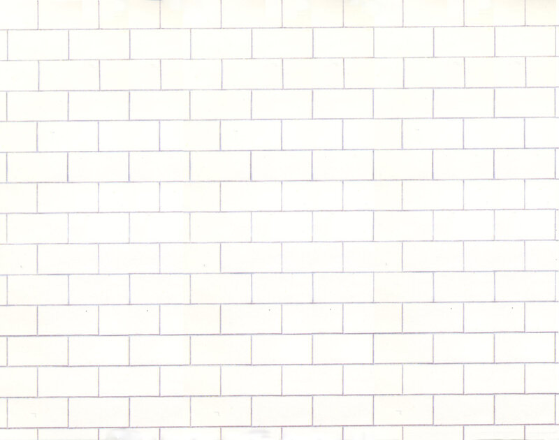 white brick wall pattern