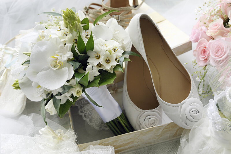 White Bridal Bouquet