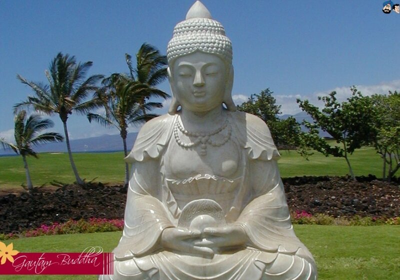 White Buddha Statue