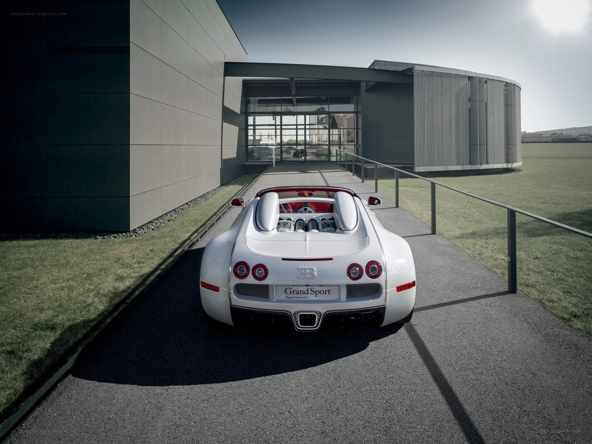 White Bugatti Grand Sport