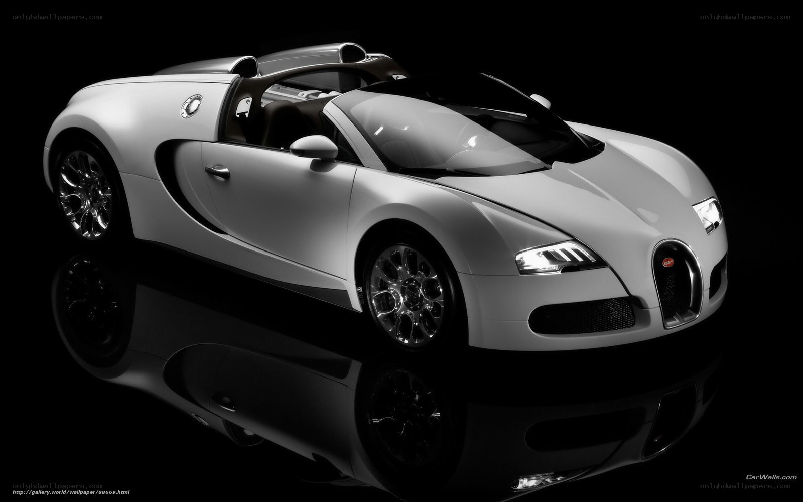 White Bugatti Veyron