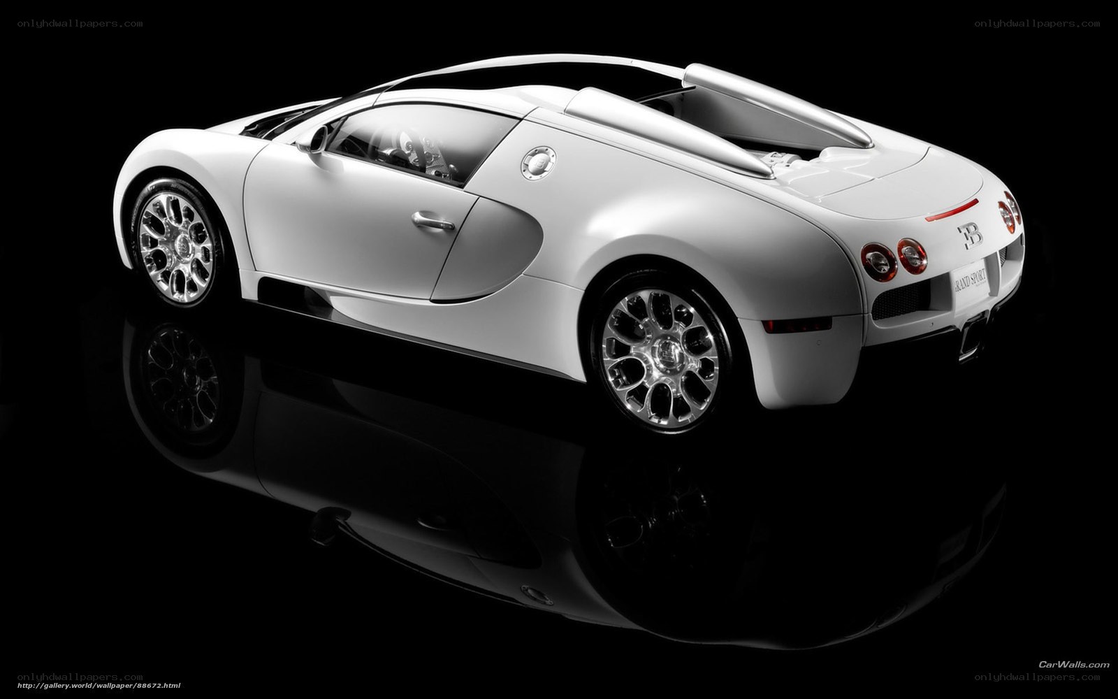 White Bugatti Veyron