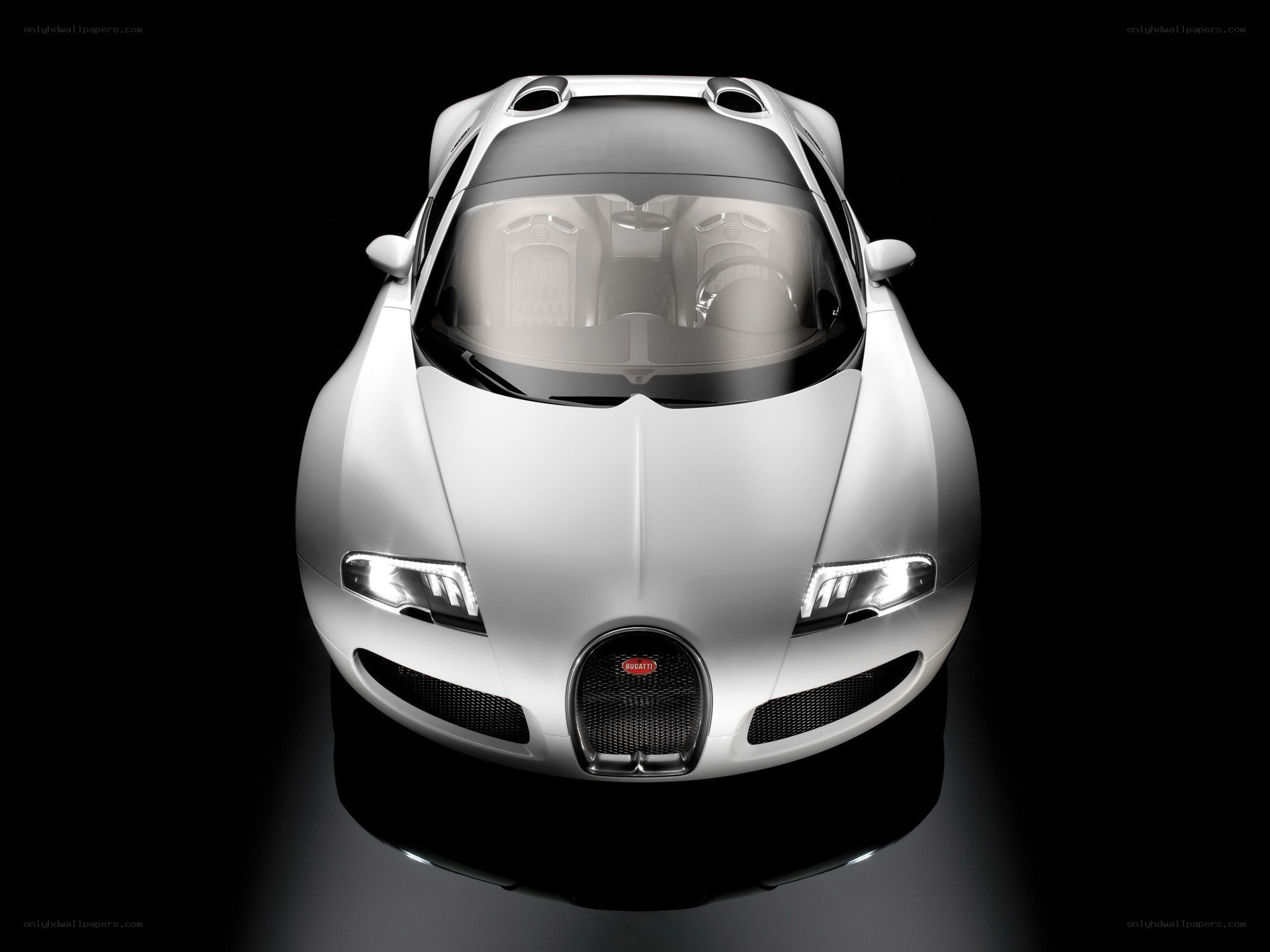 White Bugatti Veyron