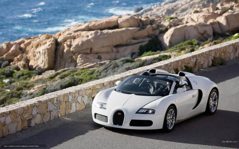 White Bugatti Veyron — Serene, Afternoon